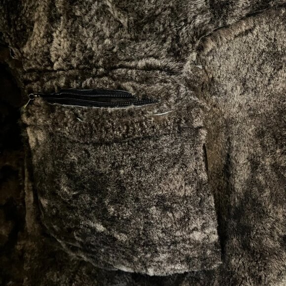 Hilary Radley Genuine Sheep Shearling Leather Coat Jacket Size 8 Women's - Picture 6 of 11